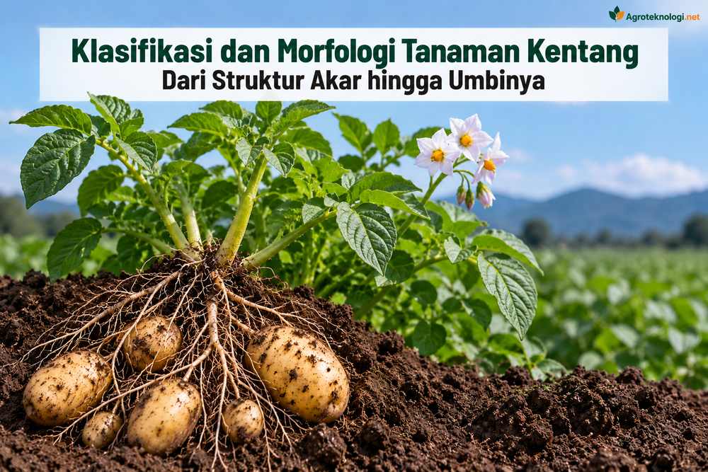 Klasifikasi dan Morfologi Tanaman Kentang, Dari Struktur Akar hingga Umbinya