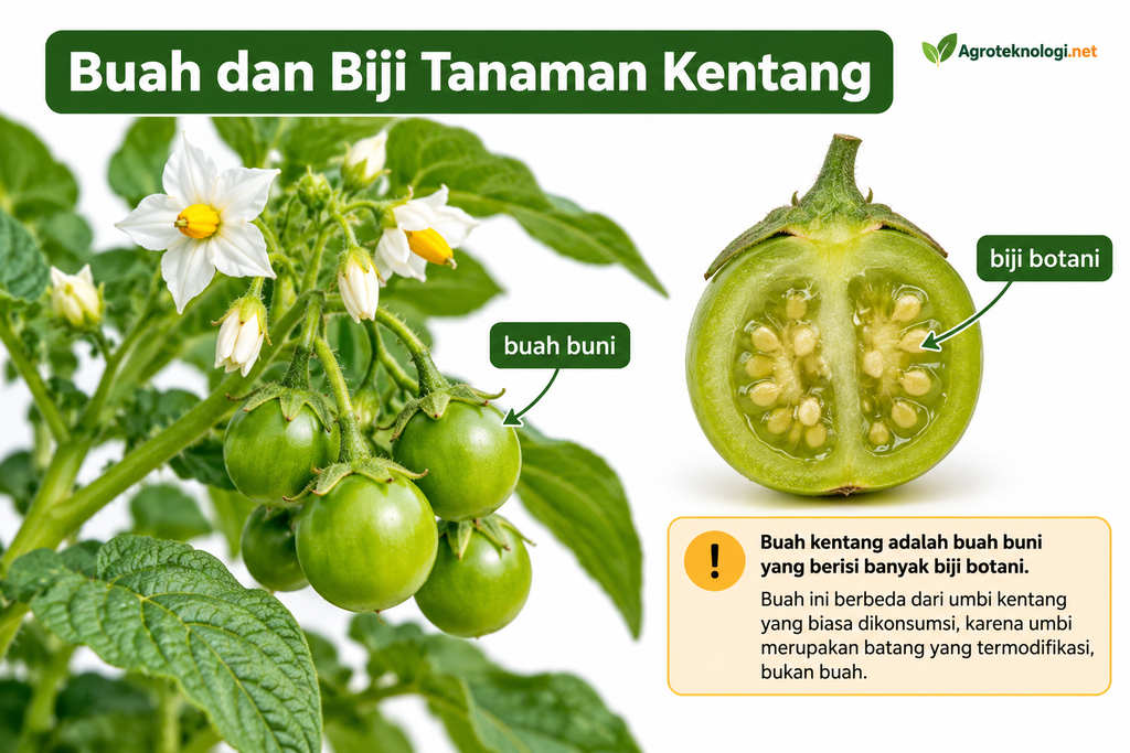Morfologi Buah dan Biji Kentang
